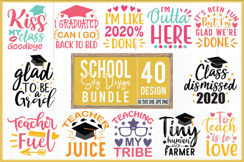 School SVG Design Bundle