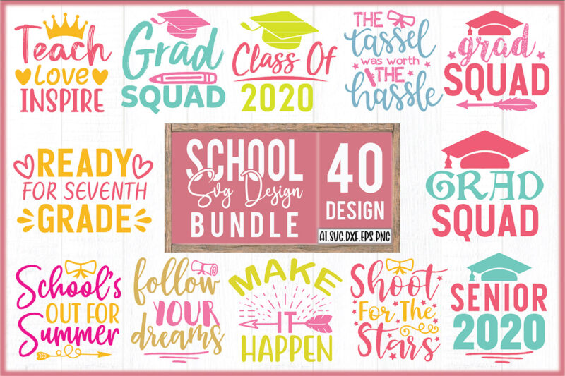 School SVG Design Bundle