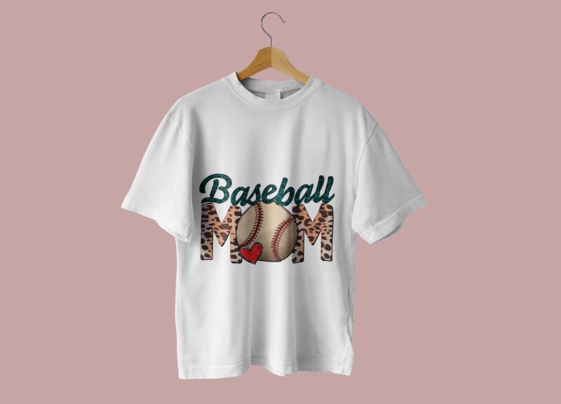 Baseball Mom Mothers Day Tshirt Design