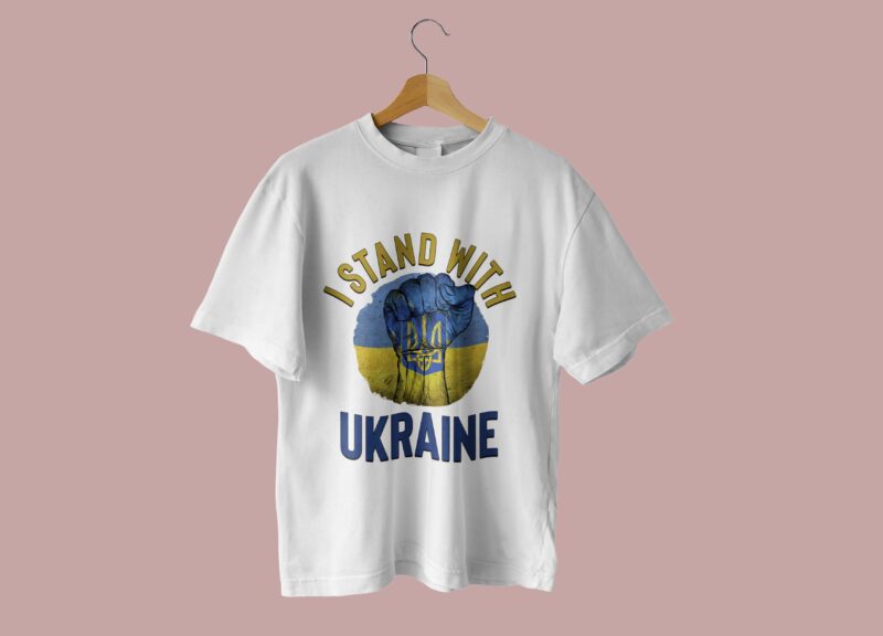 I Stand With Ukraine Tshirt Design