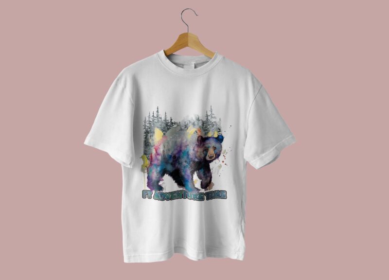 Its Adventure Time Camping Tshirt Design - Buy t-shirt designs