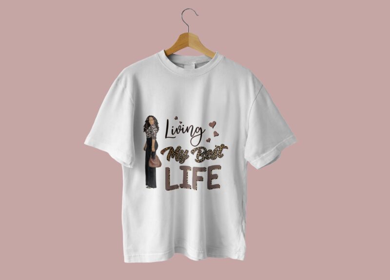 Living My Best Life Bundle Tshirt Design