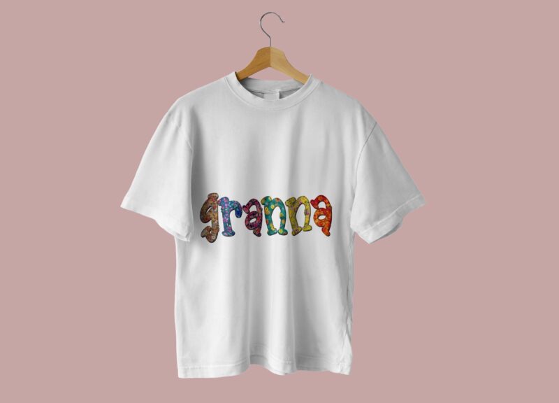 Granna Flower Pattern Tshirt Design