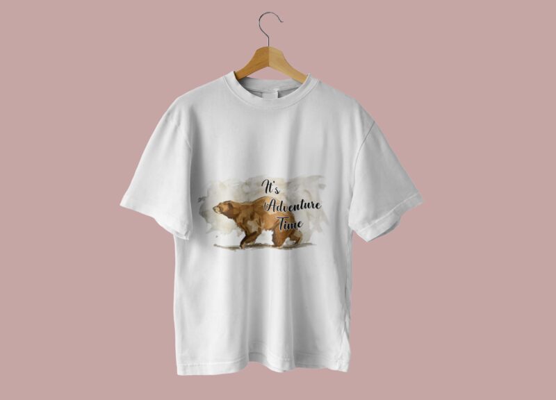Its Adventure Time Bear Tshirt Design