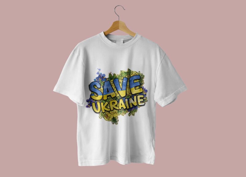 Save Ukraine Tshirt Design