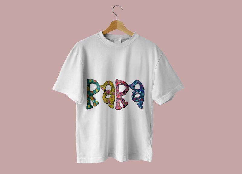 Rara Flower Pattern Tshirt Design