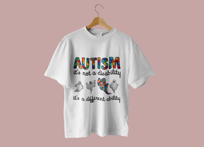 Autism Its Not A Disability Tshirt Design