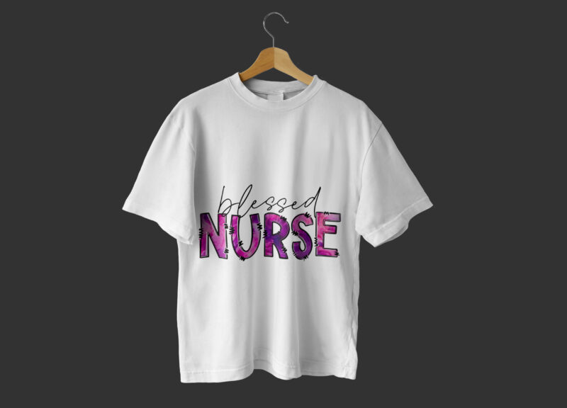 Blessed Nurse Tshirt Design