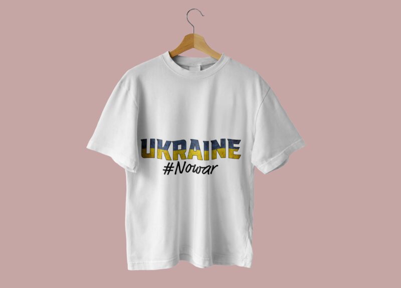 Ukraine No War Tshirt Design