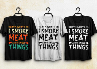 Smoke Meat T-Shirt Design