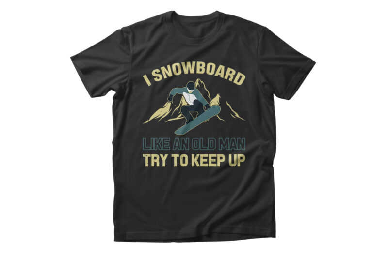 Snowboard tshirt design