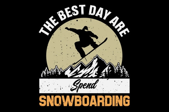 Snowboard tshirt design