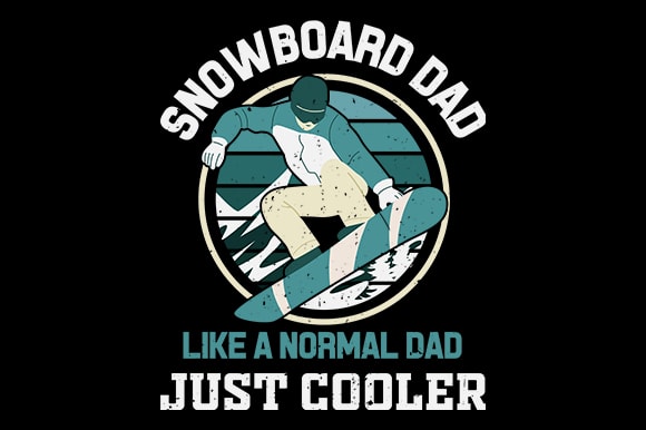 Snowboard tshirt design