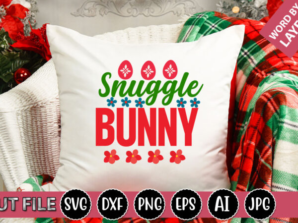Snuggle bunny svg vector for t-shirt