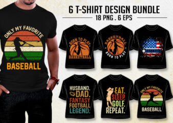 Sports T-Shirt Design Bundle