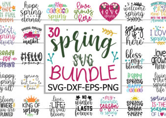 Spring Svg Bundle