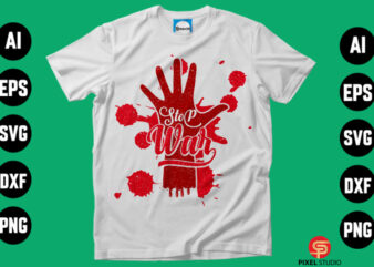 Stop war t-shirt design.