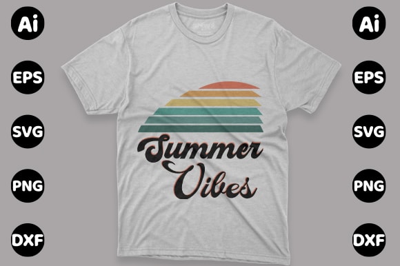 Best selling Summer T-Shirt Design Bundle for commercial use.