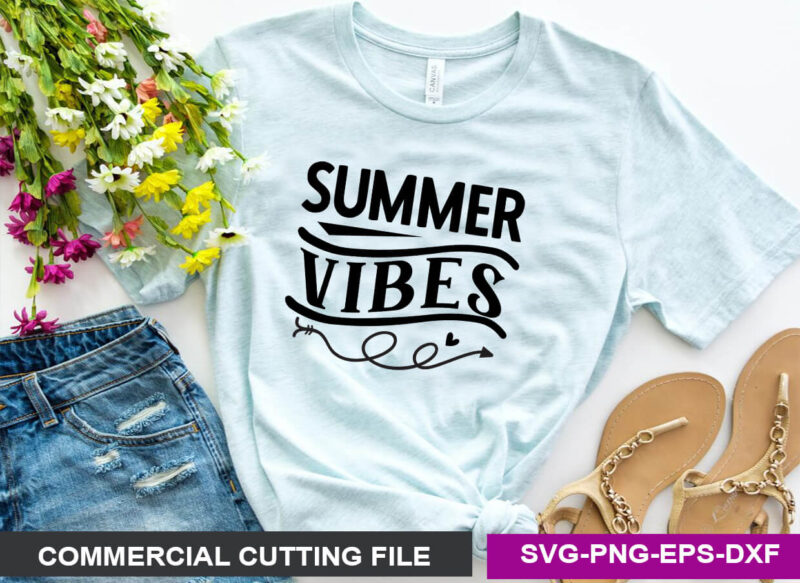 Summer SVG T shirt Design Bundle