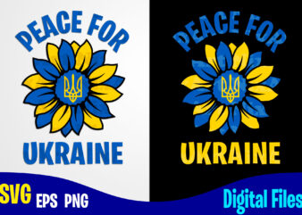 Pray for Ukraine, Stand with Ukraine, Ukraine svg, Ukrainian flag svg, Patriotic Ukrainian design svg eps, png files for cutting machines and print t shirt designs for sale t-shirt design