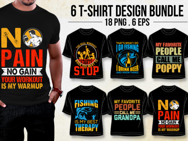 T-shirt design bundle