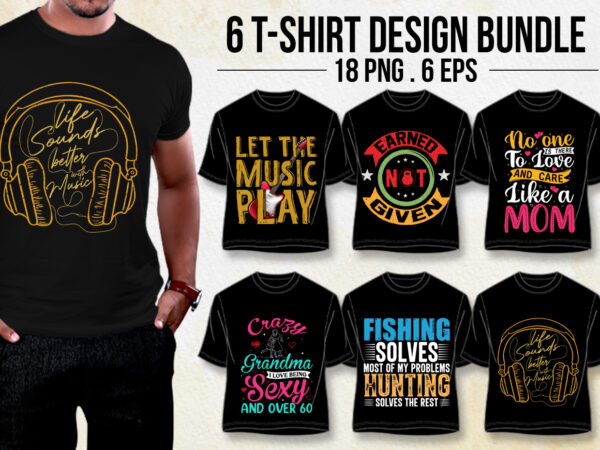 T-shirt design bundle