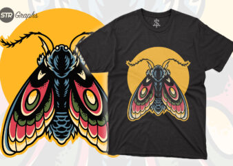 Insect Animal – Retro Style t shirt design for sale