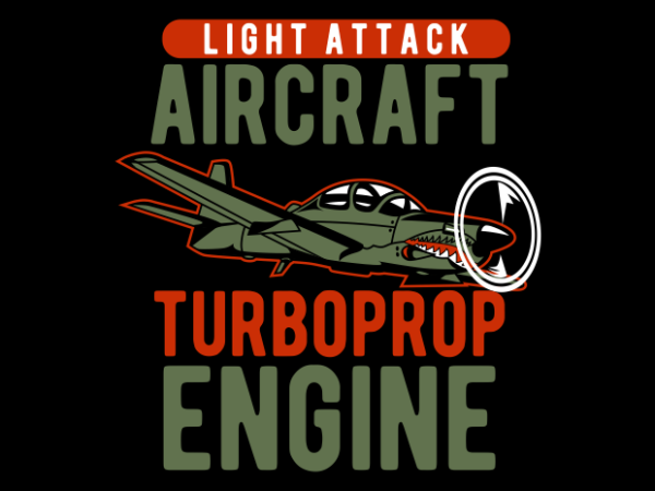 Turboprop airplane t shirt designs for sale