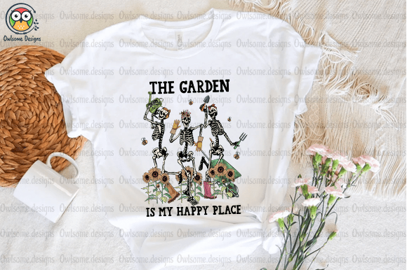 The Garden is My Happy Place T-Shirt Design
