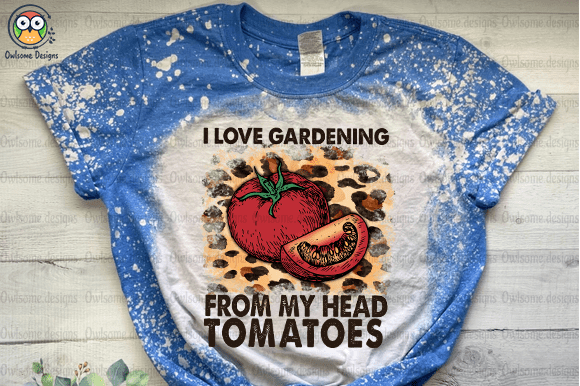 I Love Gardening T-Shirt Design