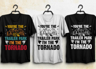 Trailer Park Tornado T-Shirt Design