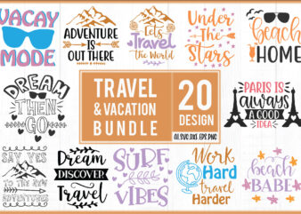 Travel & Vacation SVG Design Bundle