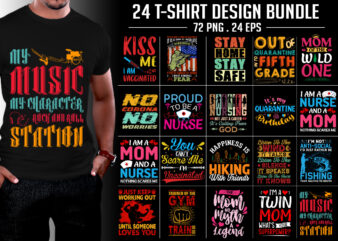 Typography T-Shirt Design Bundle