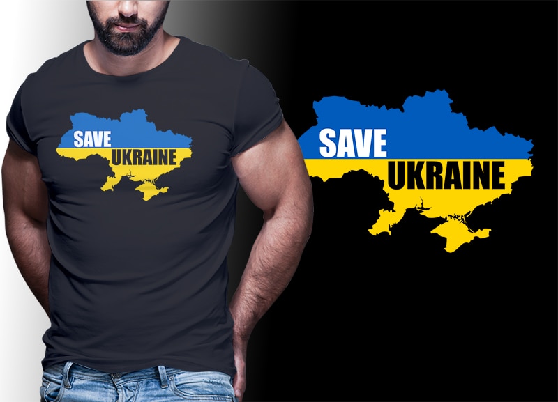 49 Ukraine Tshirt Design Bundle Editable