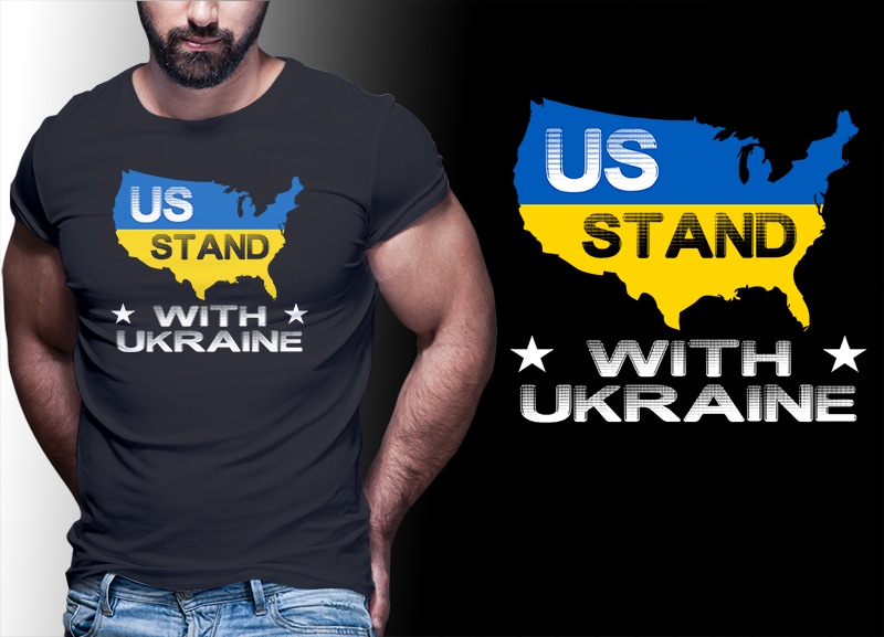 49 Ukraine Tshirt Design Bundle Editable