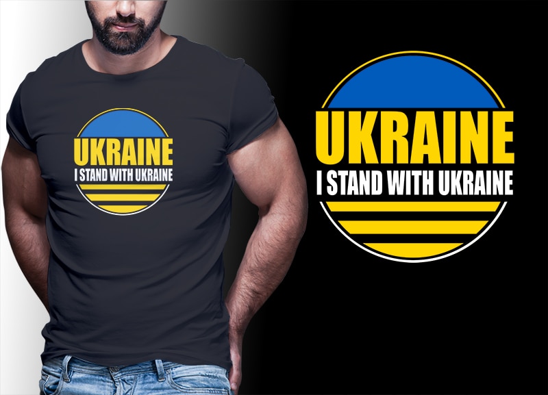 49 Ukraine Tshirt Design Bundle Editable