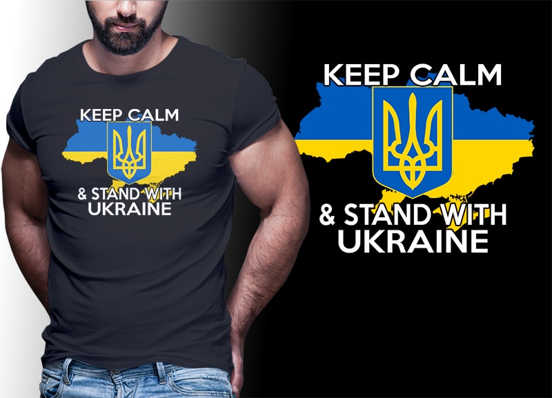49 Ukraine Tshirt Design Bundle Editable