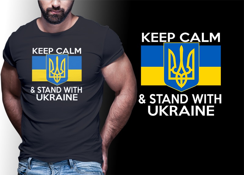 49 Ukraine Tshirt Design Bundle Editable
