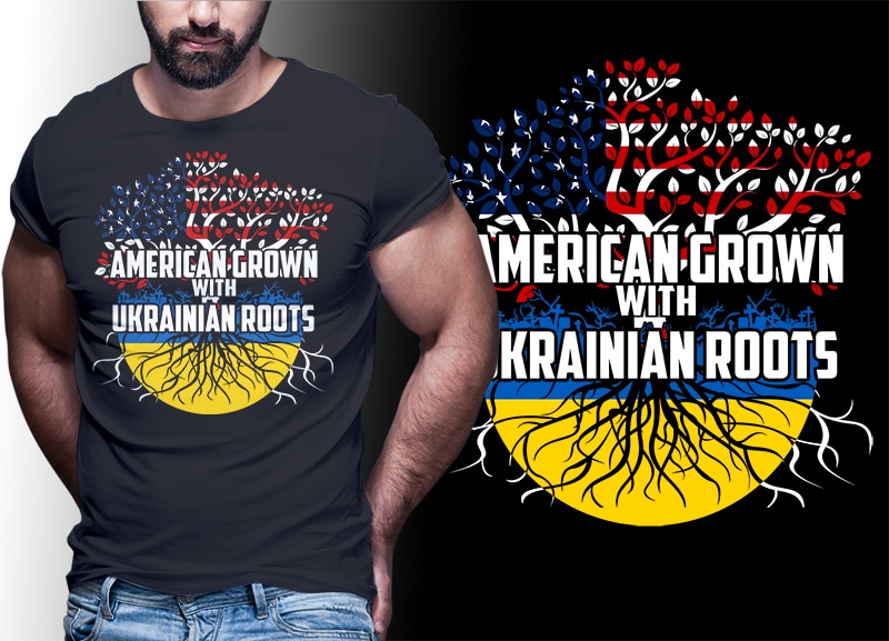 49 Ukraine Tshirt Design Bundle Editable