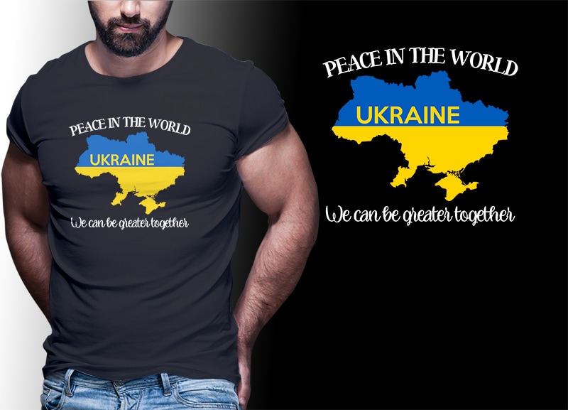 49 Ukraine Tshirt Design Bundle Editable