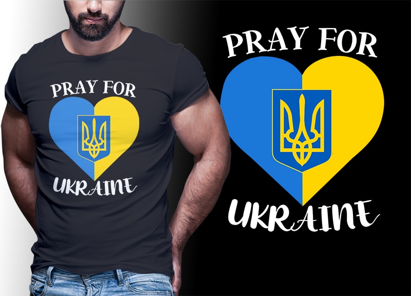 49 Ukraine Tshirt Design Bundle Editable