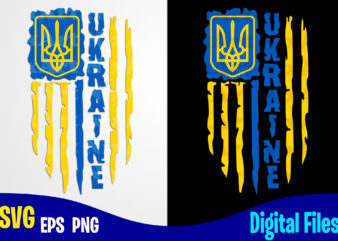 Ukraine flag, Stand with Ukraine, Ukraine svg, Ukrainian flag svg, Patriotic Ukrainian design svg eps, png files for cutting machines and print t shirt designs for sale t-shirt design png