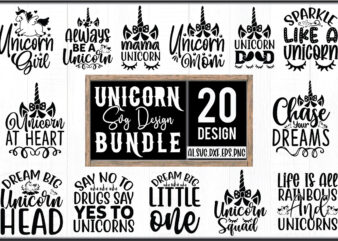 Unicorn SVG Design Bundle