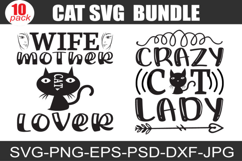 Funny Cats Quotes SVG Bundle, Cats Bundle SVG, Cat Lover SVG, Cat Owner Svg, Pets Loving Svg, Cut File Cricut, Silhouette Cat Dxf