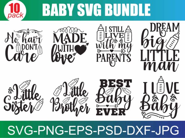 Baby svg bundle t shirt template