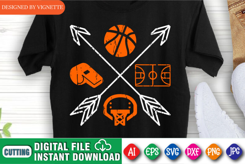 Happy March Madness Day Shirt SVG, Basketball SVG, Arrow Shirt, March Madness Shirt SVG, Happy March Madness Shirt Template