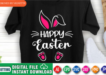Happy Easter Day Rabbit Shirt, Easter Day Shirt, Cute Bunny Shirt, Easter Day Bunny Shirt, Easter Day Rabbit Shirt, Cute Rabbit, Shirt For Easter Day, Easter Day Shirt Template