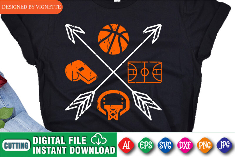 Happy March Madness Day Shirt SVG, Basketball SVG, Arrow Shirt, March Madness Shirt SVG, Happy March Madness Shirt Template