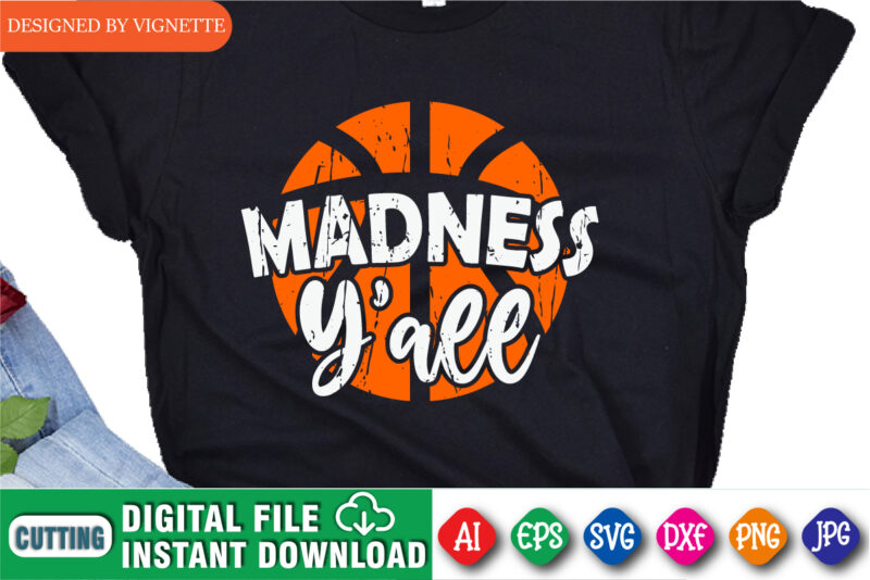 March Madness Y’all Shirt SVG, March Madness Shirt SVG, Basketball Shirt SVG, Happy March Madness Shirt SVG, March Madness Shirt Template