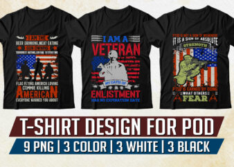 Veteran T-Shirt Design PNG EPS